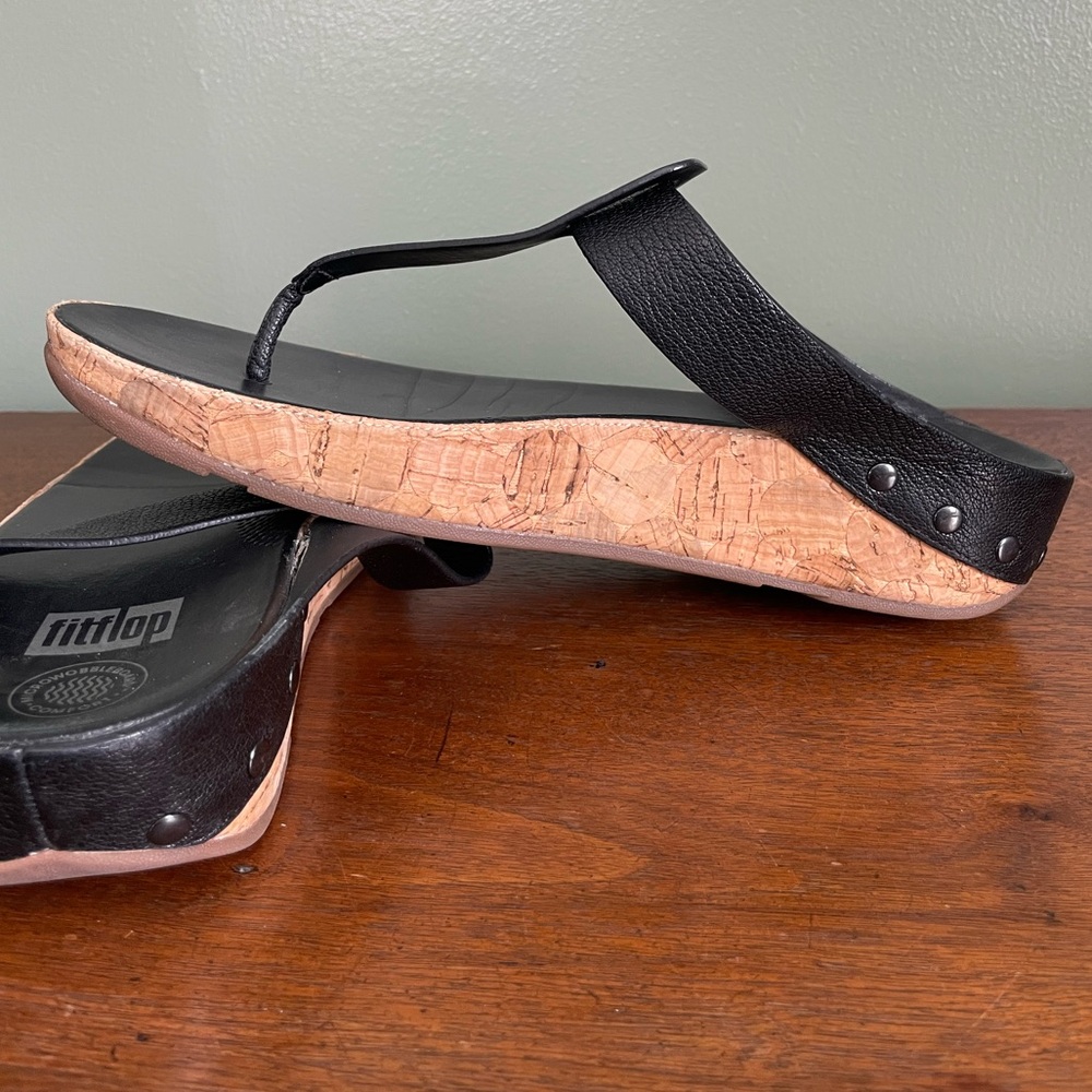 Fitflop Ibiza Leather and Cork Sandals